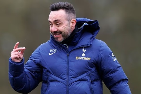 Roberto De Zerbi và sứ mệnh hồi sinh Tottenham: Khôi phục bản sắc để trụ hạng Ngoại hạng Anh