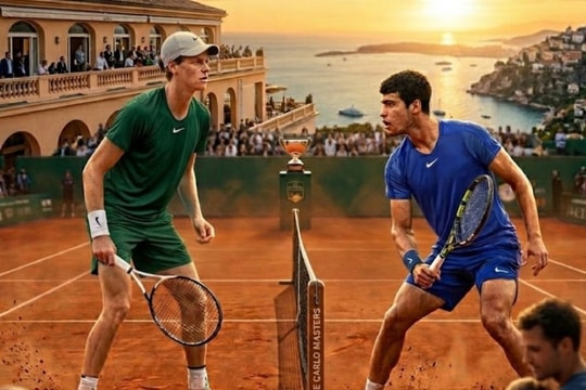 Alcaraz đấu Sinner tại chung kết Monte Carlo 2026: Đại chiến tranh ngôi số 1 thế giới