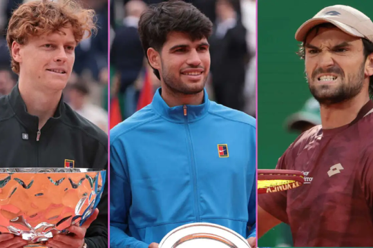 Sinner soán ngôi Alcaraz, xác lập kỷ lục mới trên bảng xếp hạng tennis thế giới