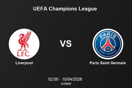 Nhận định Liverpool vs Paris Saint Germain - UEFA Champions League