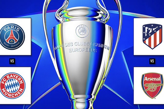 Xác định hai cặp đấu bán kết Champions League