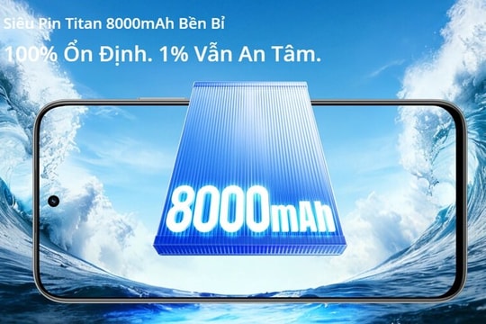 Realme C100 trình làng: Pin khủng 8000 mAh, độ bền chuẩn quân đội và giá từ 7,69 triệu đồng