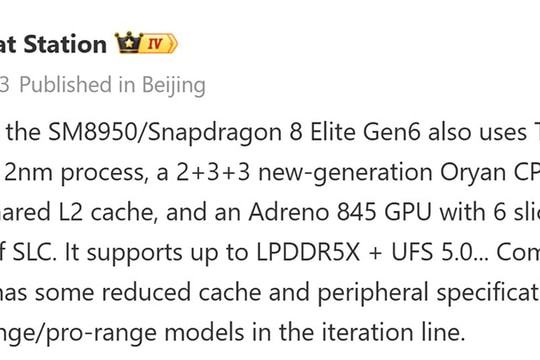 Phân tích Snapdragon 8 Elite Gen 6 và bản Pro: Khác biệt chiến lược trên tiến trình 2nm