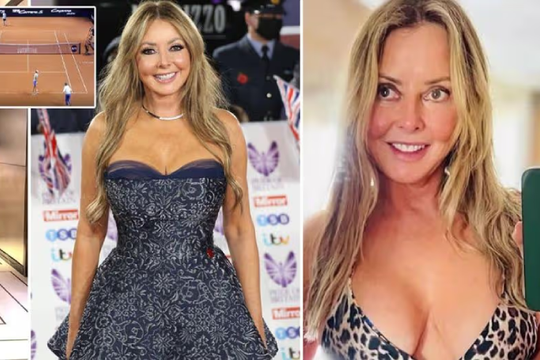 Sự cố lộ mic tại Stuttgart Open: Đời tư nữ MC Carol Vorderman bị bàn tán trên sóng trực tiếp