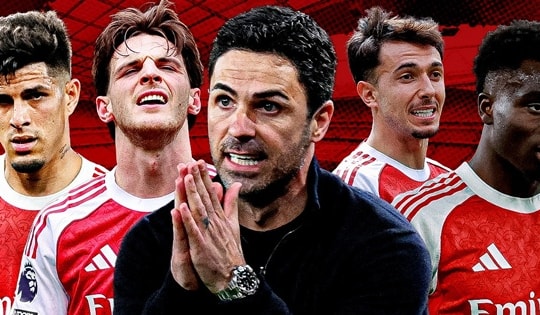 Bài toán thể lực tại Arsenal: Sự bảo thủ của Mikel Arteta đe dọa tham vọng vô địch