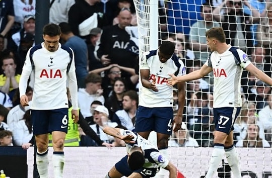 Tottenham đánh rơi chiến thắng ở phút 90+5 trước Brighton, nguy cơ xuống hạng hiện hữu