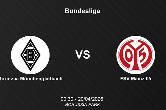 Nhận định Borussia Mönchengladbach vs FSV Mainz 05 - Bundesliga