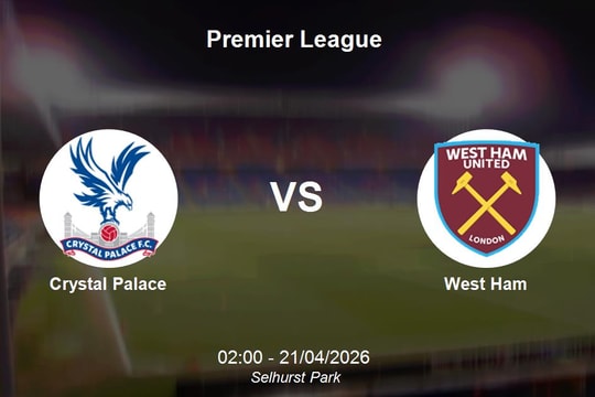 Nhận định Crystal Palace vs West Ham - Premier League