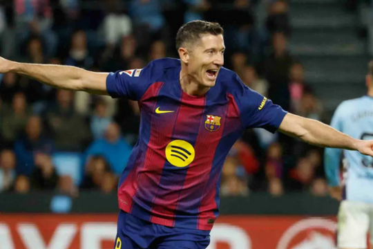 Robert Lewandowski và cái duyên ghi bàn trước con mồi ưa thích Celta Vigo tại La Liga