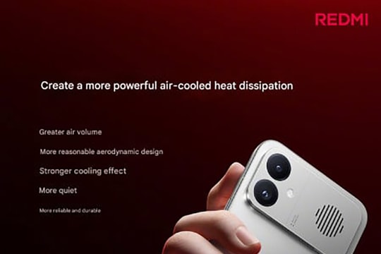 Xiaomi trình làng Redmi K90 Max: Smartphone tản nhiệt chủ động, pin khủng 8.550mAh