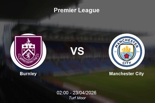 Nhận định Burnley vs Manchester City - Premier League: Sức mạnh áp đảo của nhà ĐKVĐ