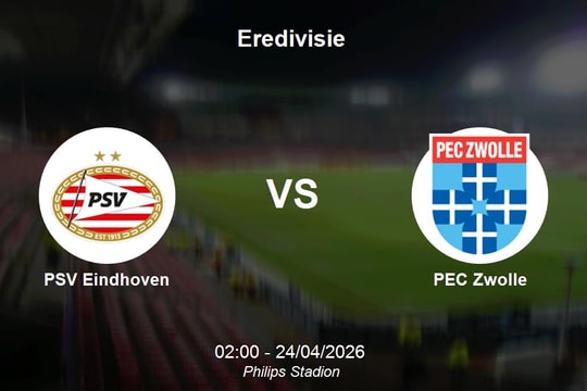 Nhận định PSV Eindhoven vs PEC Zwolle - Eredivisie