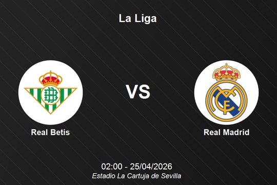 Nhận định Real Betis vs Real Madrid - La Liga: Đại chiến giành vé Champions League