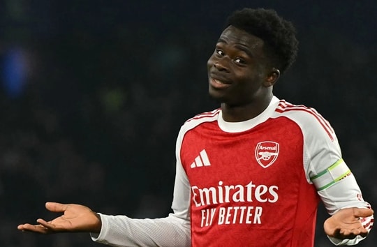 Arsenal và bài toán Bukayo Saka: Từ vị thế vô địch xuống phong độ đội bóng hạng trung