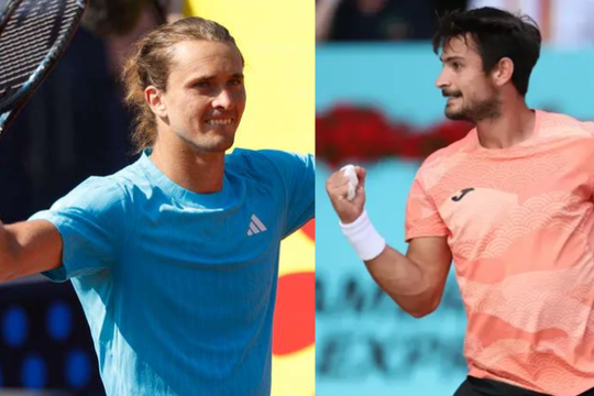 Madrid Open: Alexander Zverev đấu chuyên gia đất nện, Medvedev đối mặt hiểm họa