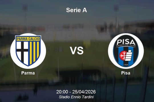Nhận định Parma vs Pisa - Serie A: Cơ hội bứt phá tại Stadio Ennio Tardini