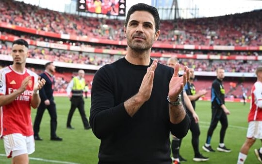 Chiếc áo bó chiến thuật của Mikel Arteta: Chìa khóa đưa Arsenal chạm tay vào chức vô địch