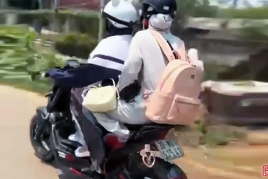 Xác minh nữ sinh chạy xe điện tốc độ cao, đăng lên mạng xã hội