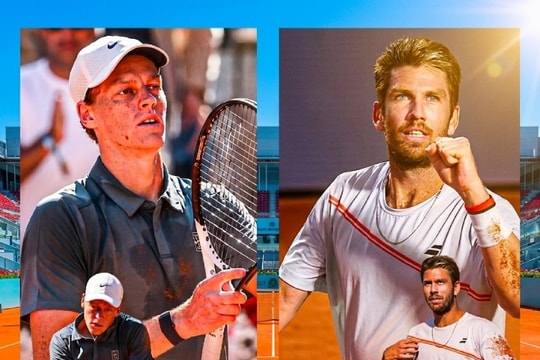 Vòng 4 Madrid Open: Sinner giải mã Norrie, Ruud đại chiến Tsitsipas giành vé tứ kết