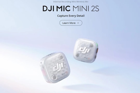 DJI xác nhận ra mắt micro không dây Mic Mini 2S: Hỗ trợ ghi âm nội bộ và 4 bộ phát
