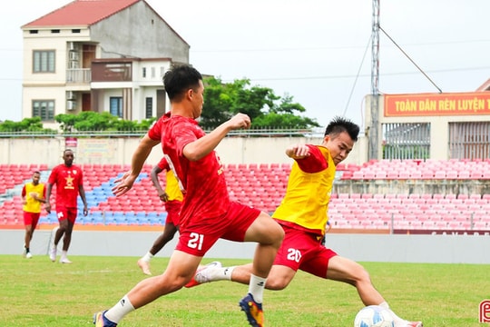 Hồng Lĩnh Hà Tĩnh nỗ lực cho mục tiêu trụ hạng sớm