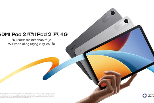 Xiaomi ra mắt REDMI Pad 2 9.7 tại Việt Nam: Màn hình 2K 120Hz giá chỉ từ 4.9 triệu đồng