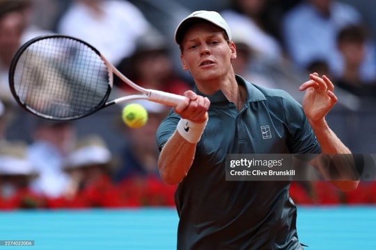 Jannik Sinner vào chung kết Madrid Open 2026 sau chiến thắng áp đảo trước Arthur Fils