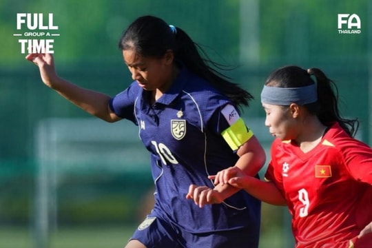 U17 nữ Việt Nam giật lại 1 điểm kịch tính trước Thái Lan ở phút 90+2