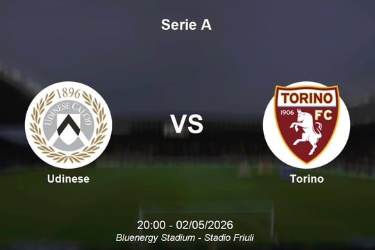 Nhận định Udinese vs Torino - Vòng 35 Serie A: Cuộc chiến căng thẳng tại Bluenergy Stadium