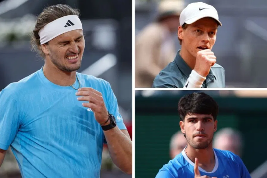 Sinner thống trị ATP, Marta Kostyuk bứt phá trên bảng xếp hạng tennis mới nhất
