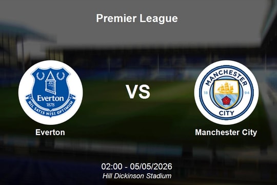 Nhận định Everton vs Manchester City - Premier League