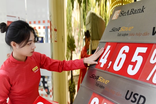 Lãi suất ngân hàng hôm nay 5/5/2026: Kỳ hạn dưới 6 tháng neo ở mức trần 4,75%