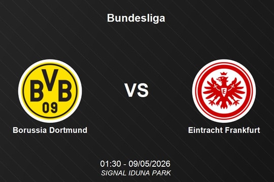 Nhận định Borussia Dortmund vs Eintracht Frankfurt - Bundesliga