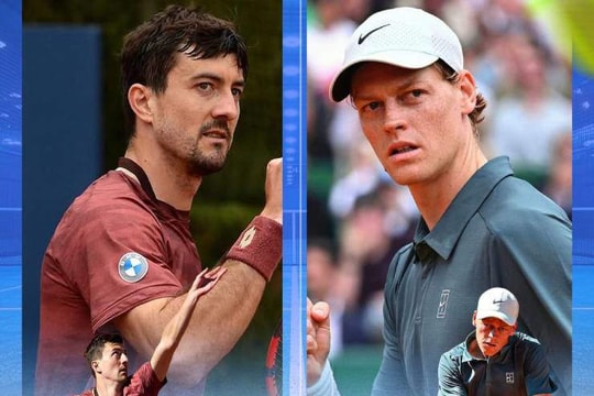 Sinner hướng tới kỷ lục lịch sử tại Rome Open 2026, Medvedev chạm trán Machac