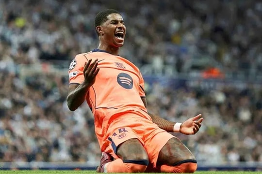 Marcus Rashford hồi sinh tại Barcelona: Vượt mặt Mbappe và Vinicius trước thềm El Clasico