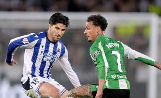 Real Sociedad cầm hòa Real Betis 2-2: Màn ngược dòng kịch tính tại Anoeta
