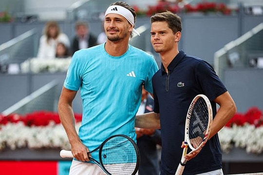 Alexander Zverev thắng tốc hành Alexander Blockx: Khẳng định sức mạnh tại Rome Masters