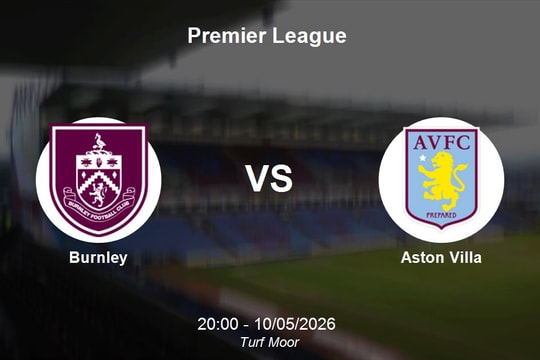 Nhận định Burnley vs Aston Villa - Premier League: Cơ hội bứt phá cho đội khách