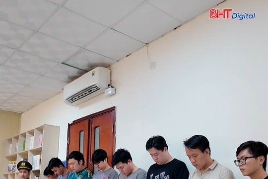 Công an Hà Tĩnh triệt phá đường dây tổ chức đánh bạc, rửa tiền xuyên quốc gia