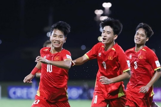 U17 Việt Nam giành vé dự World Cup sau chiến thắng kịch tính trước U17 UAE