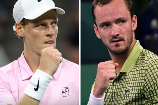 Bán kết Rome Open 2026: Sinner quyết đấu Medvedev và bài kiểm tra cho Casper Ruud