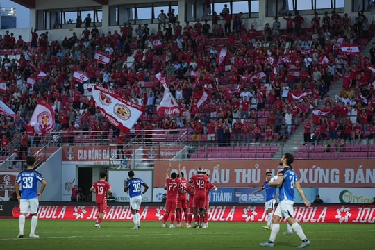 Hải Phòng thắng kịch tính Becamex TP.HCM 4-2 với loạt siêu phẩm sút xa tại V-League