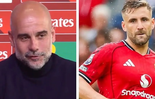 Pep Guardiola thừa nhận Luke Shaw là một trong những cầu thủ yêu thích nhất