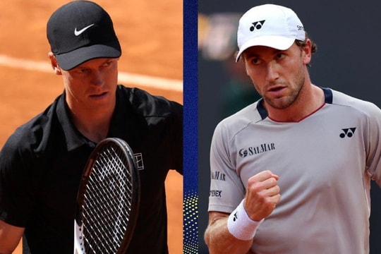 Jannik Sinner vs Casper Ruud: Trận chiến lịch sử cho danh hiệu Golden Masters tại Rome Open 2026