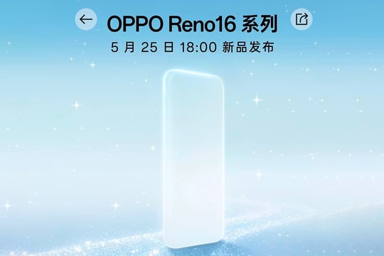 OPPO Reno16 Series chốt ngày ra mắt 25/5: Đột phá pin 7,000mAh và camera 200MP