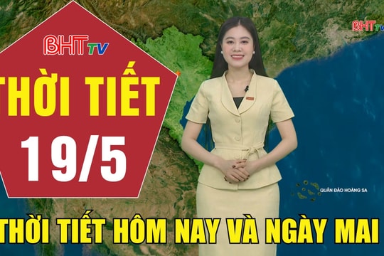 Dự báo thời tiết Hà Tĩnh đêm 18/5 ngày 19/5/2026