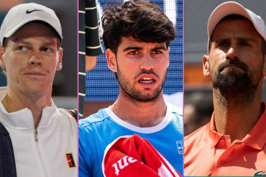 Jannik Sinner thống trị Rome Open 2026: Thách thức cực đại cho Alcaraz và Djokovic