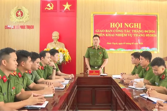 Công an xã Phúc Trạch khắc ghi lời Bác dạy