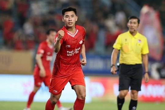 Thể Công Viettel 1-1 PVF-CAND: Siêu phẩm volley của Xuân Tiến cứu rỗi đội bóng áo lính