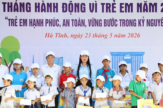 Hà Tĩnh phát động Tháng hành động vì trẻ em năm 2026